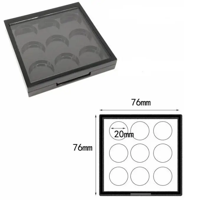 Eye shadow box Pans Empty Eye Shadow Eyeshadow Firm Palette Case Makeup Tool eyeshadow pallet fast shipping SN108
