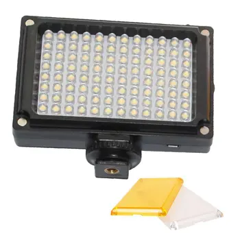

96LED Video DVFT-96LED Rechargable LED Video Light Lamp Studio Photo Wedding Party Fill-in Light for DSLR Camera r25