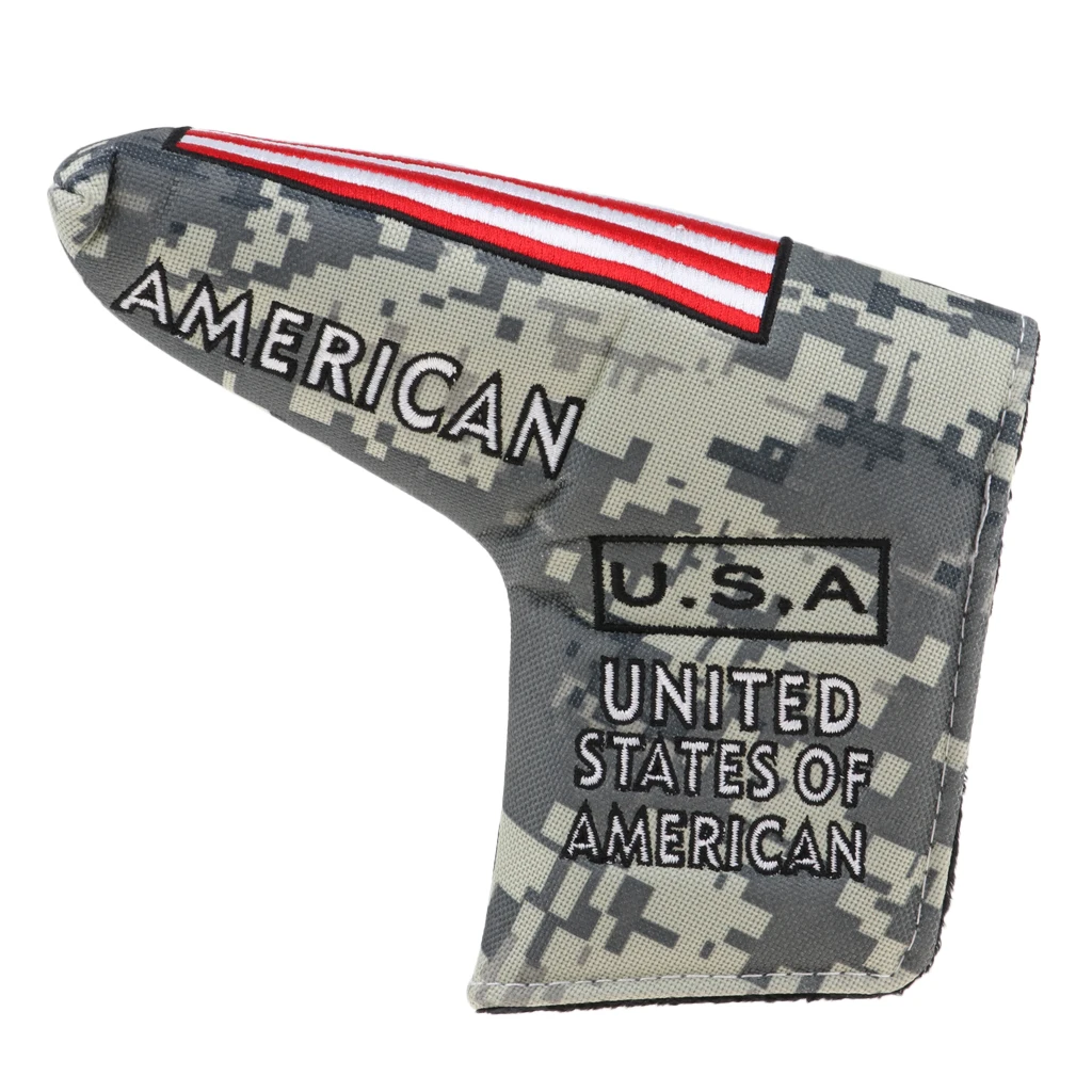 Premium Putter Cover Headcover Blade Golf Club Head Covers Protector Bags