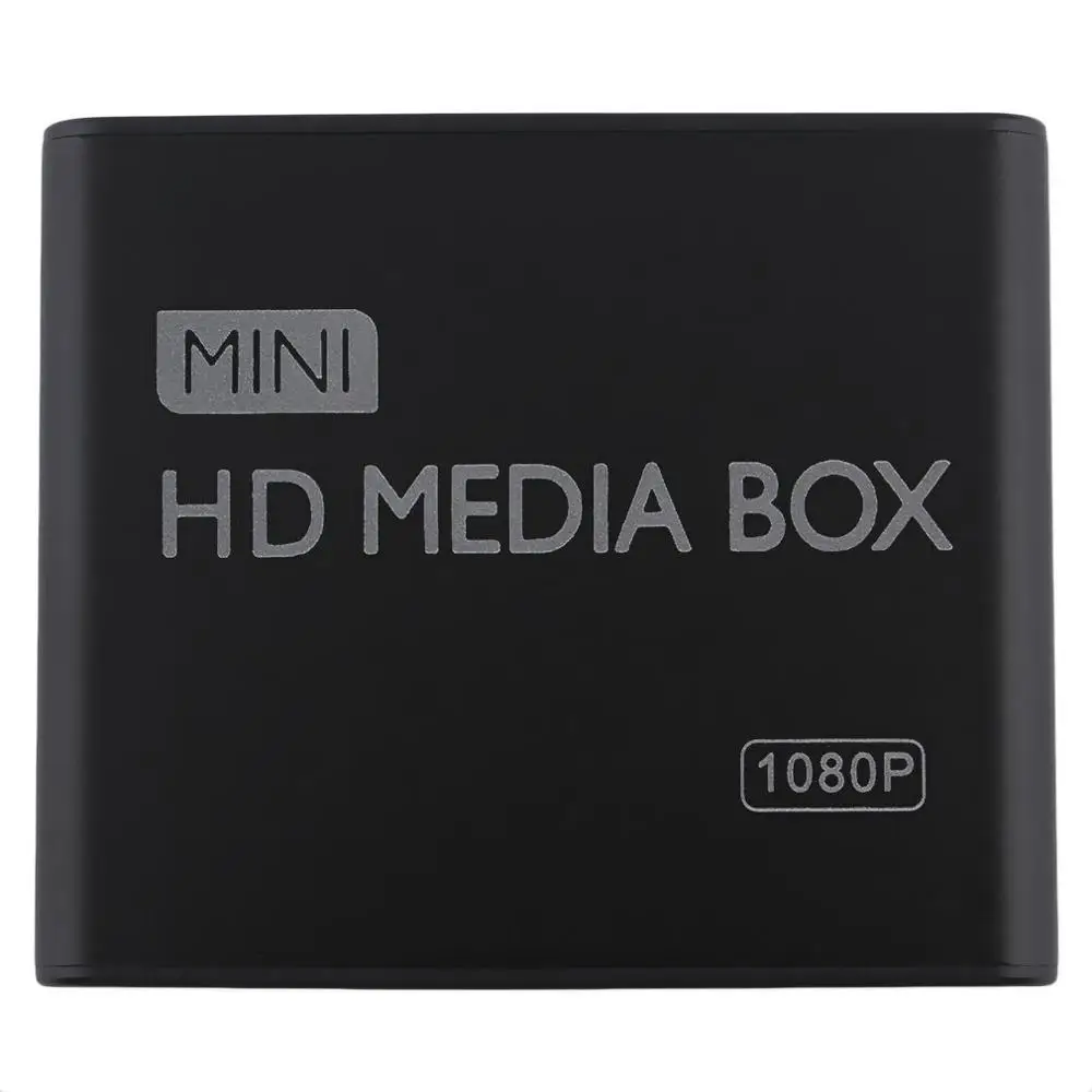  Mini 1080p HD reproductor de medios de MPEG/MKV/H.264 HDMI USB AV + control remoto soporte MKV/RM-S
