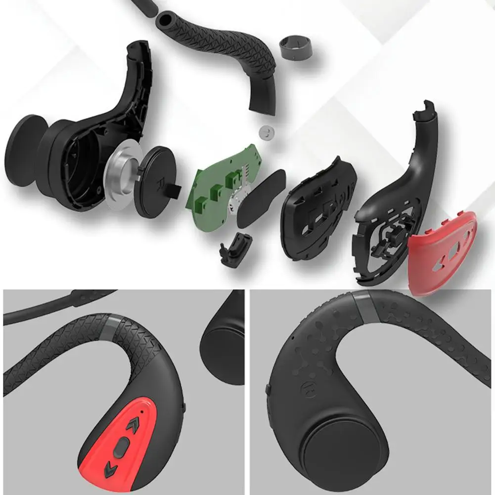 Гарнитура Bone Conduction Bluetooth 5,0, Стерео уровень 8, водонепроницаемые спортивные наушники для плавания и бега, беспроводные наушники с микрофоном, гарнитура с громкой связью
