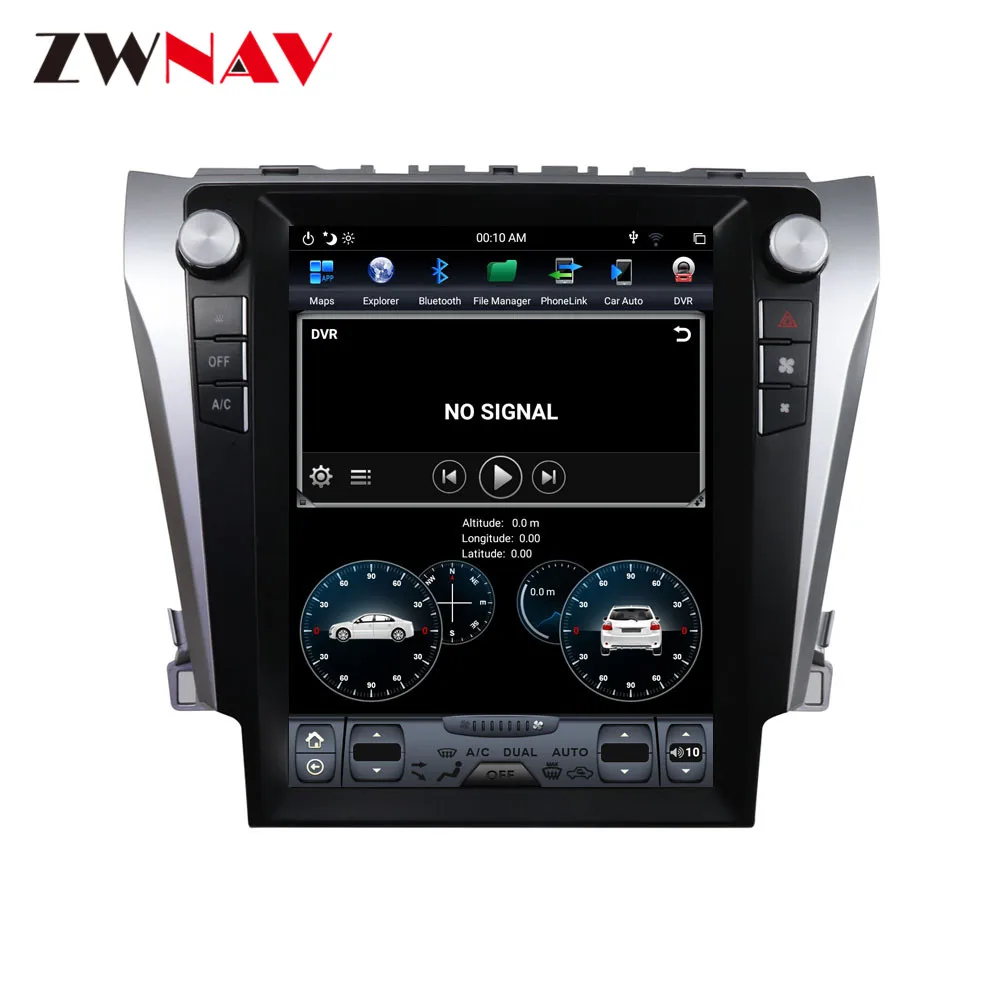 Android 9,0 PX6 4 Гб+ 64 ГБ для Toyota Camry 2007-2011 автоматический кондиционер встроенный DSP Carplay Tesla экран навигации