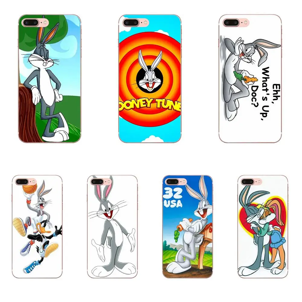 

Skin Ultra Thin Looney Tunes Bugs Bunny For Xiaomi Redmi Note 2 3 3S 4 4A 4X 5 5A 6 6A Pro Plus