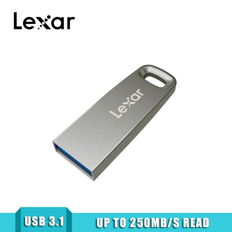 USB 3,0 Lexar M45 USB флэш-накопитель 128 Гб 64 Гб оперативной памяти, 32 Гб встроенной памяти, высокая Скорость 100 МБ/с. металлический флэш-накопитель U Stick USB флэш-накопитель флеш-накопитель