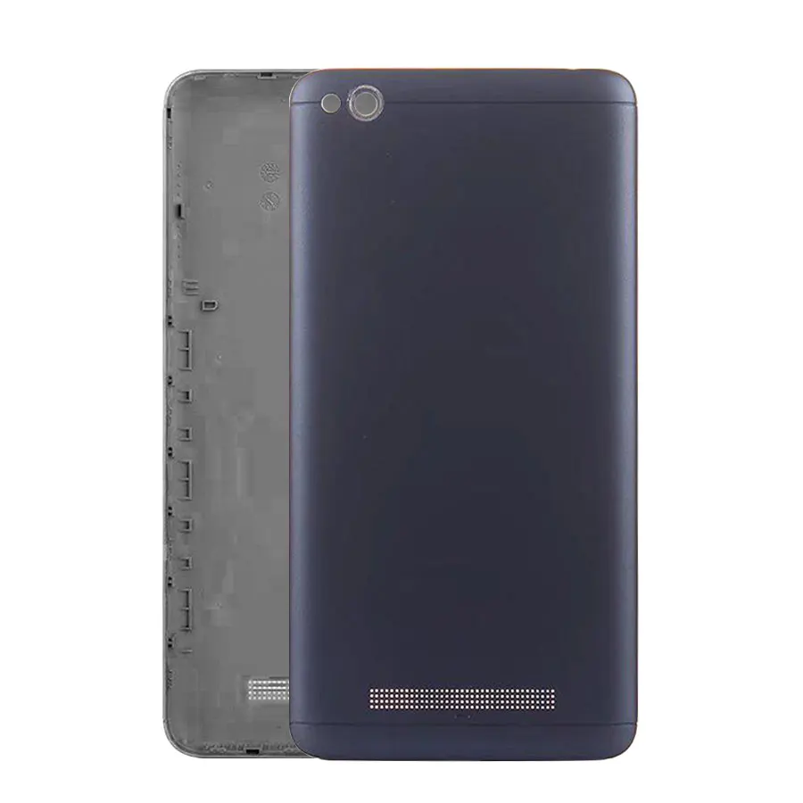 Black Чехол для Xiao mi 4A с полным корпусом для Xiao mi Red mi 4A, крышка для батареи, задняя крышка с кнопками питания Для Zenfone ZE500 - Цвет: Black