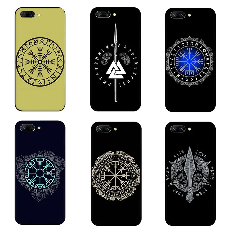 EWAU Viking Vegvisir Odin скандинавский мягкий чехол для телефона huawei Honor view 20 9X 6A 7A 7C 7X 8C 8X Pro 8 9 10 Lite