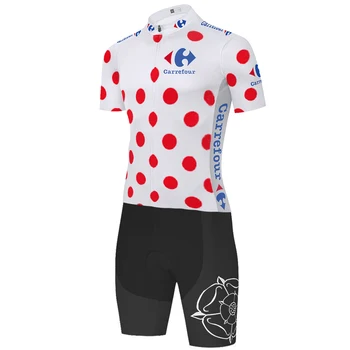 

2020 laser cut de france cycling Skinsuit one piece jumpsuit Road Racing Skinsuit Bike Jersey trifonction triathlon bike shorts