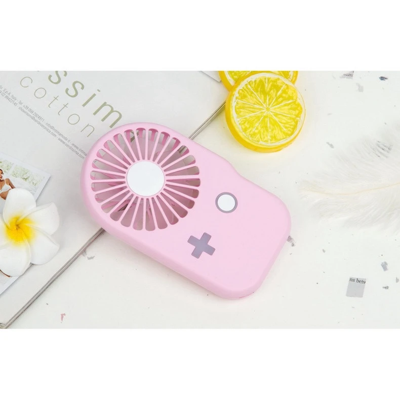 

Handheld USB charging mini game console small fan outdoor portable simple small fan slim mini portable fan rechargeable fan