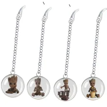 Малыш грут Хранитель Galaxy Тетрадь металлическая Закладка для книги Мстители фигурку орнамент вентиляторы подарок Marque страница Коврики маркер