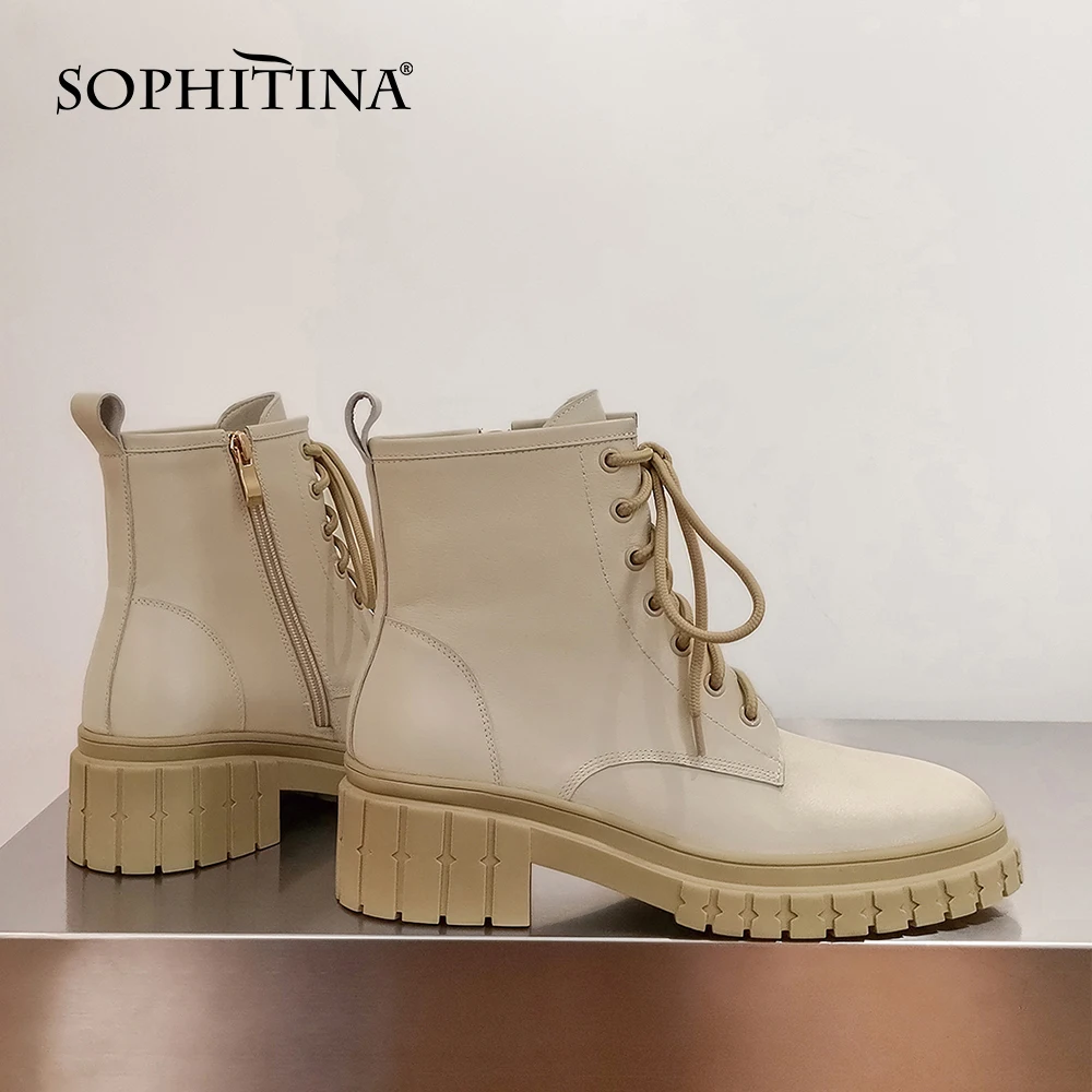 SOPHITINA/Женская обувь Модные классические ботильоны ручной работы из