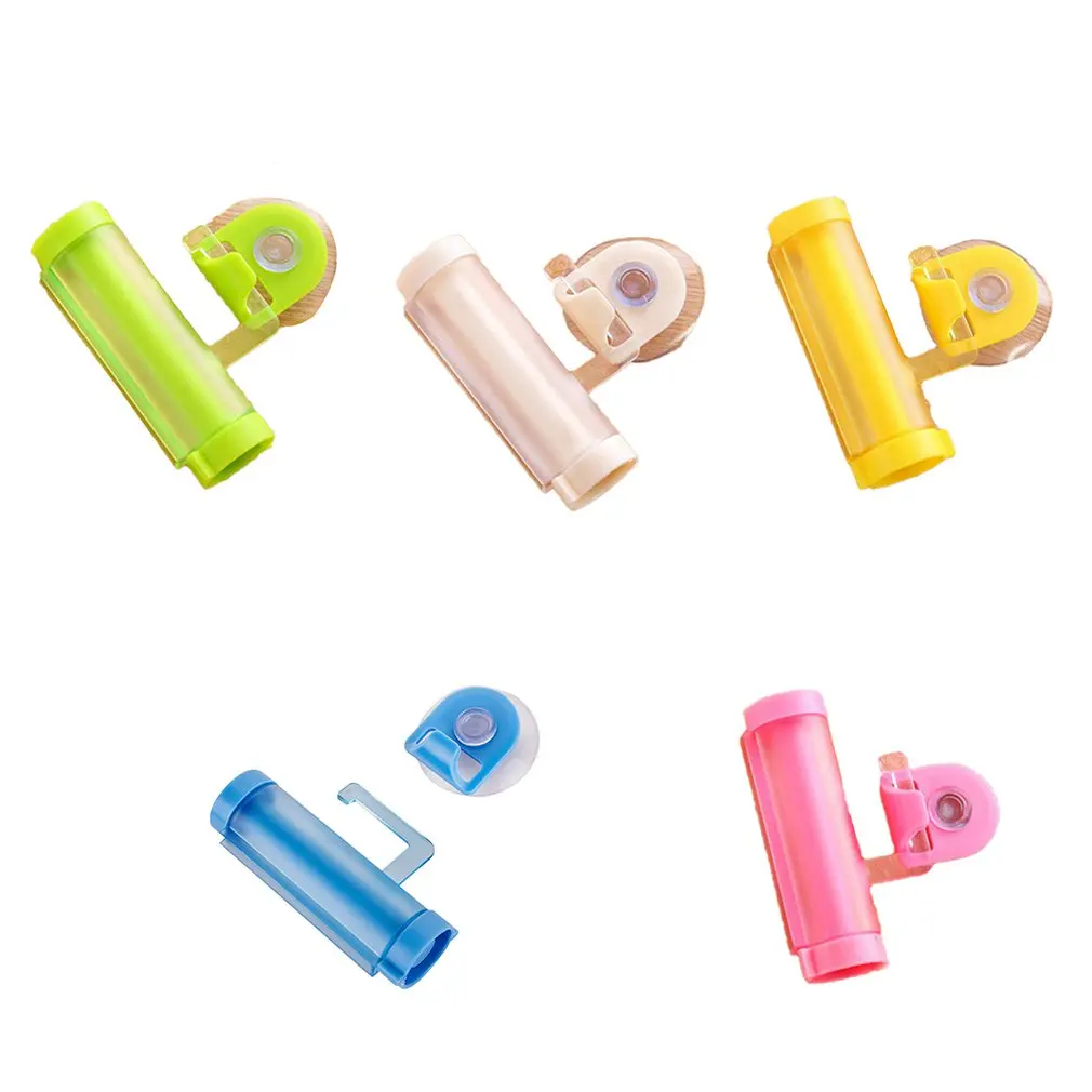 Creative Bathroom Plastic Tube Squeezing Dispenser Rolling Tube Squeezer Tooth Paste Squeezer Toothpaste Dispenser