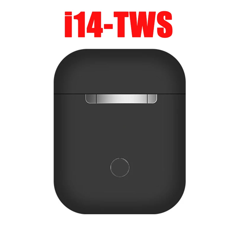 I14 TWS, мини наушники-вкладыши, беспроводные, Bluetooth 5,0, наушники, наушники с сенсорным управлением, гарнитура, спортивные наушники, audifonos para celular elari - Цвет: i14 tws black