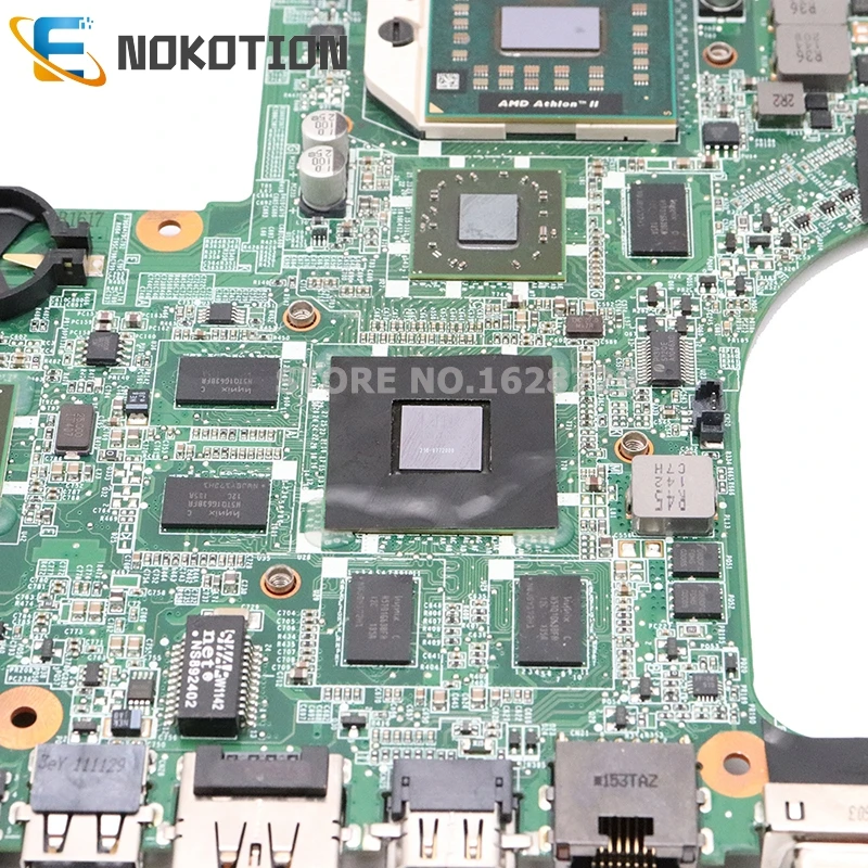 Seller  NOKOTION Laptop Motherboard For HP DV6 DV6-3000 series DA0LX8MB6D1 603939-001 MAIN BOARD Socket s1 