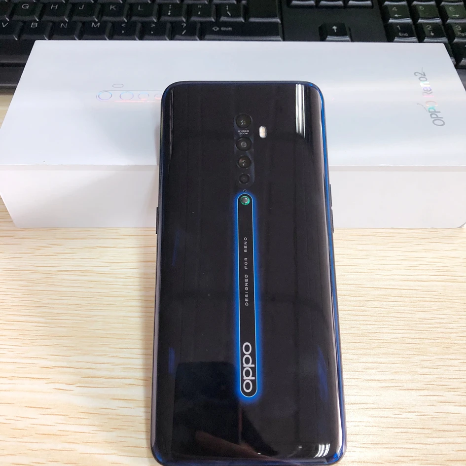 Send in 24 Hour Oppo Reno 2 Mobile Phone 6.5 inch 2400x1080 Snapdragon 730G 8GB 128GB in-screen NFC Google play Store Cell Phone laptop ram