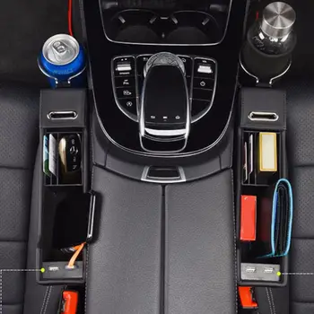 

Multifunctional Car Seat Crevice Organizer with Cup Holder and USB Front Seat E7CA
