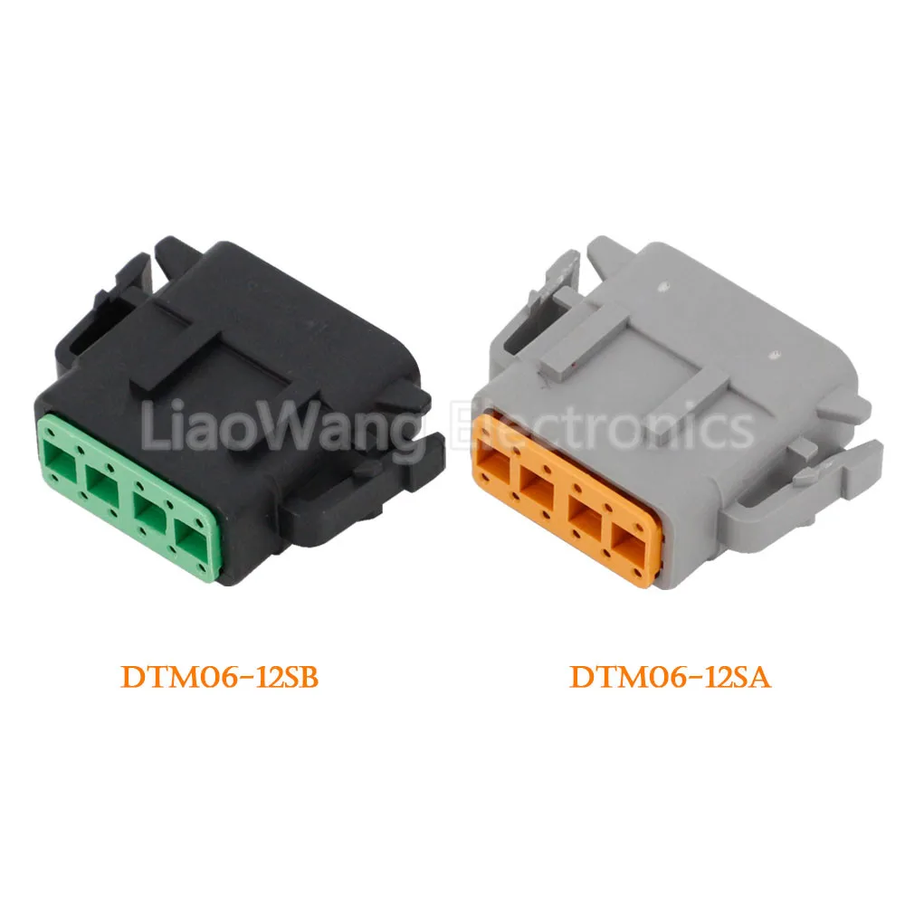 1 conjunto 12 pinos conector DTM06-12SB DTM06-12SA