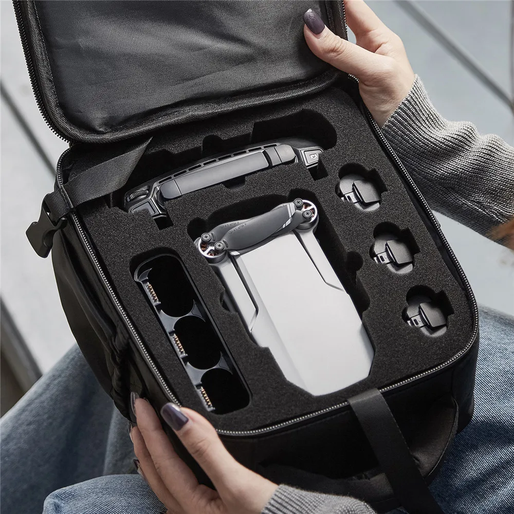 Mega Discount KUD Protable Waterproof Shoulder Bag Storage Carrying Case for DJI Mavic Mini Drone Protective Nylon Shockproof Bag Accessories 