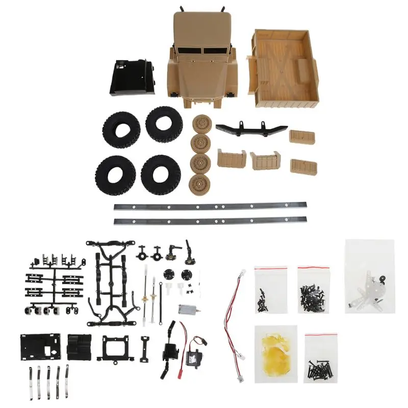WPL B14 1:16 4WD 2 4G RC Rock Car Crawler военный грузовик багги внедорожники DIY