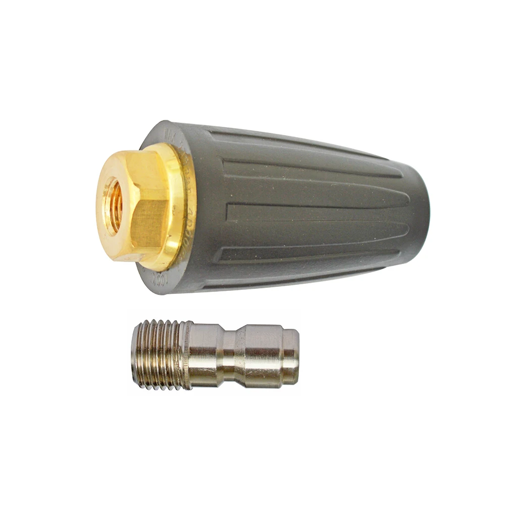 Cena Wysokociśnieniowe czyszczenie wody mosiężna obrotowa dysza BlasterTurbo 280bar 4000psi do myjni samochodowych pod wysokim ciśnieniem