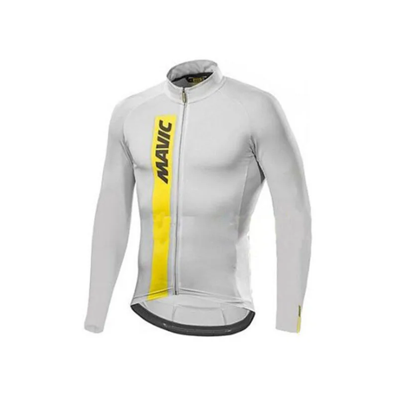 pro team полиэстер Мужская велосипедная Джерси с длинным рукавом Ropa Ciclismo велосипедная одежда быстросохнущая одежда для верховой езды - Цвет: 2