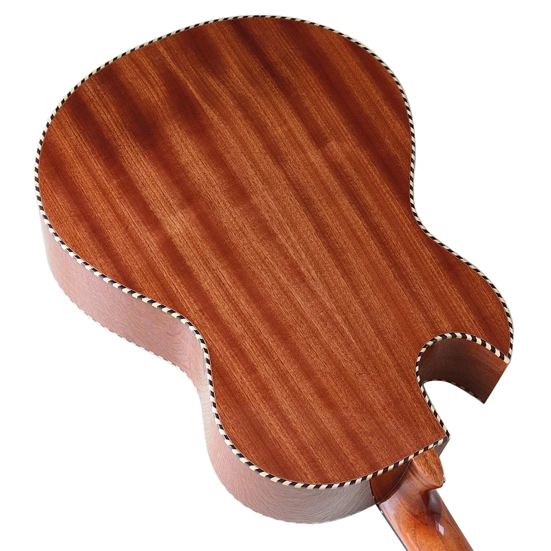 39 inch 10 string Acoustic Guitar High Gloss Natural Sharpe Angle Design