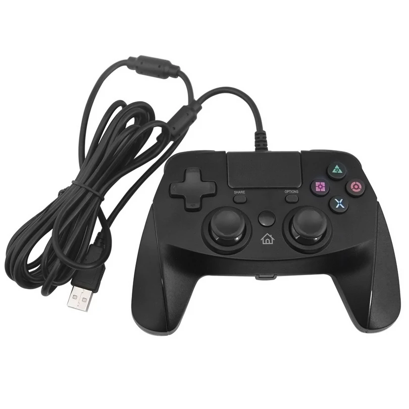 Проводной контроллер для PS4 Slim pro pc геймпад игровой контроллер с сенсорным дизайном проводной геймпад игровой джойстик аксессуары