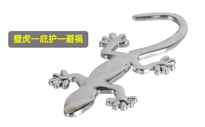 Металлический/пластиковый твердый толстый Gecko бампер наклейка s 3D бампер наклейка s Светоотражающая наклейка крутой Bihuo бампер для просителей