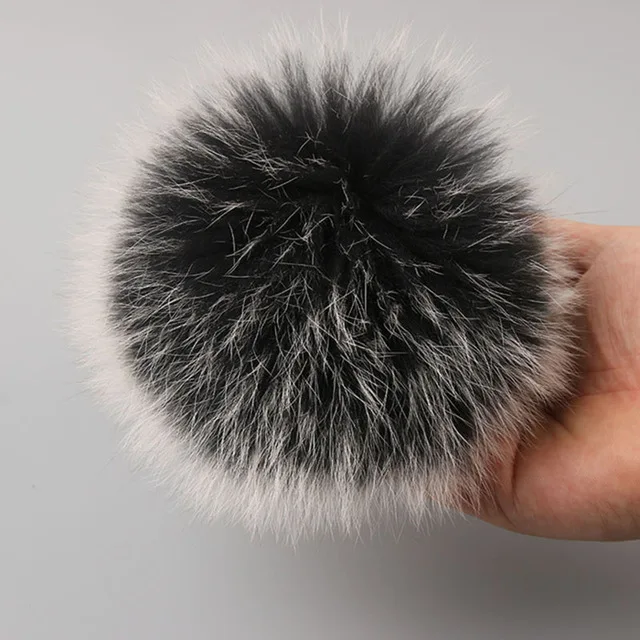 DIY Winter Hat Fur Pompoms 10pcs/lot Raccoon Pompom Fox Ball Real Pom Pompons For Scarves Shoes Bags|Женские Skullies и шапочки| |