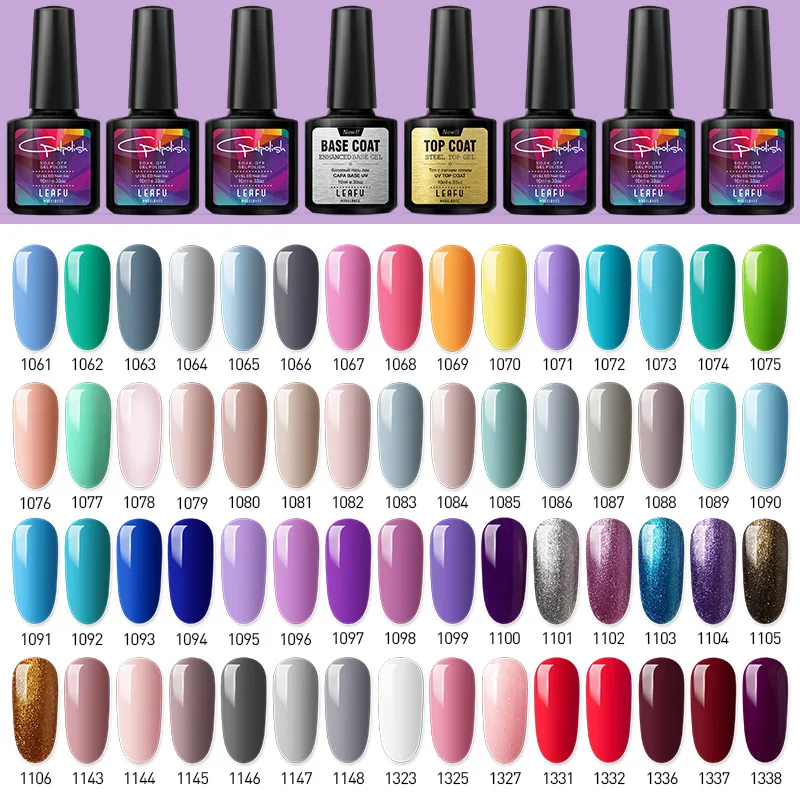 Modelones Colorful Nail Art Led Gel Polish Soak Off Shining Nail Gel Varnish Long Lasting Enamel Semi Permanent Lacquer Gel