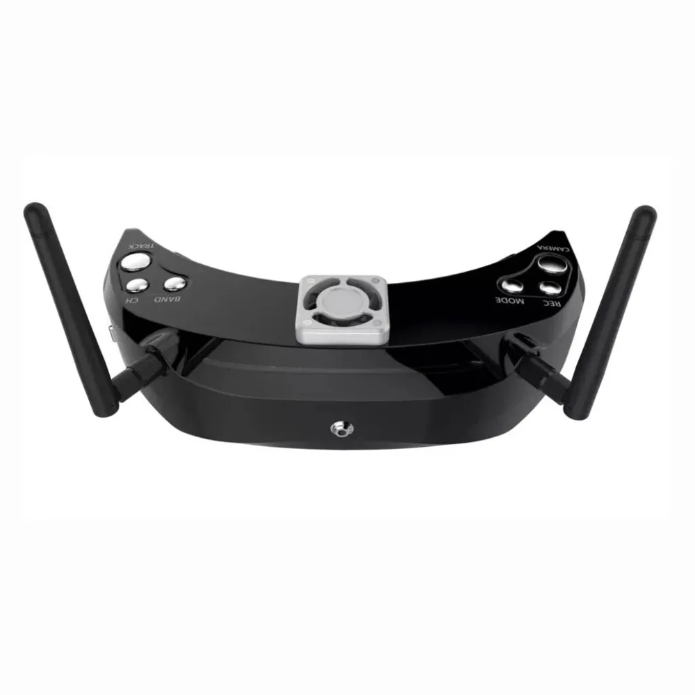 Skyzone SKY03 SKY03O O светодиодный SKY03S 03O 03 S 5,8 ГГц 48CH разнообразие FPV очки поддержка OSD DVR HDMI с головным трекером светодиодный вентилятор для RC - Цвет: SKY03 Black