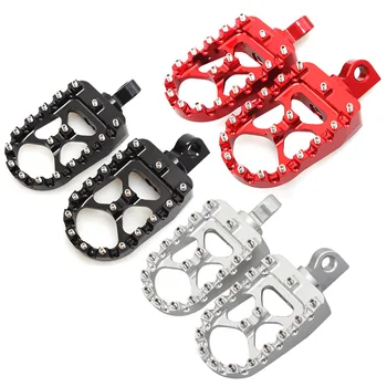 

Motorcycle Footpeg Footrest Foot Peg Rests Pedal For Harley Davidson Dyna Softail Road King Sportster 883 1200 CVO Custom Fat