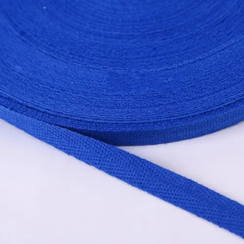 1 см 2 см Разноцветные елочные ленты хлопок тканая лента шитье оверлок ткань ремень DIY Аксессуары 3 метра - Цвет: 25 Blue