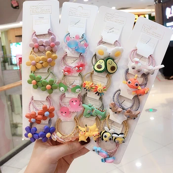 

5pair/Lot Baby Head Girls Girl Headbands Toddler Hair Accesories Bands Flower For Toddlers Band Set Clips Accessories Headband