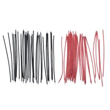 60 шт. 24AWG 10 см медный провод электронный провод с двойной головкой Луженый 10x4,2x4,2 см, 30 шт. красный и 30 шт. черный