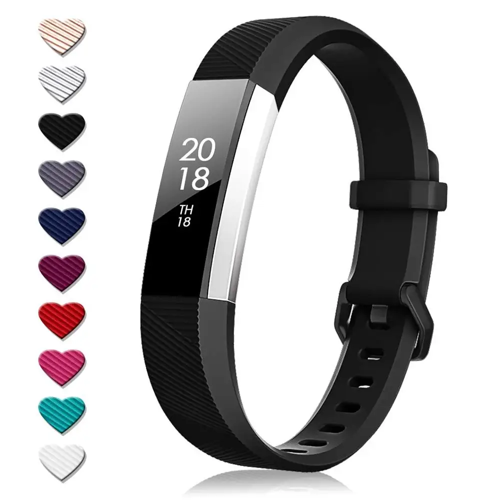 Сменный силиконовый ремешок Honecumi для Fitbit Band 10 цветов смарт браслет Для Alta HR