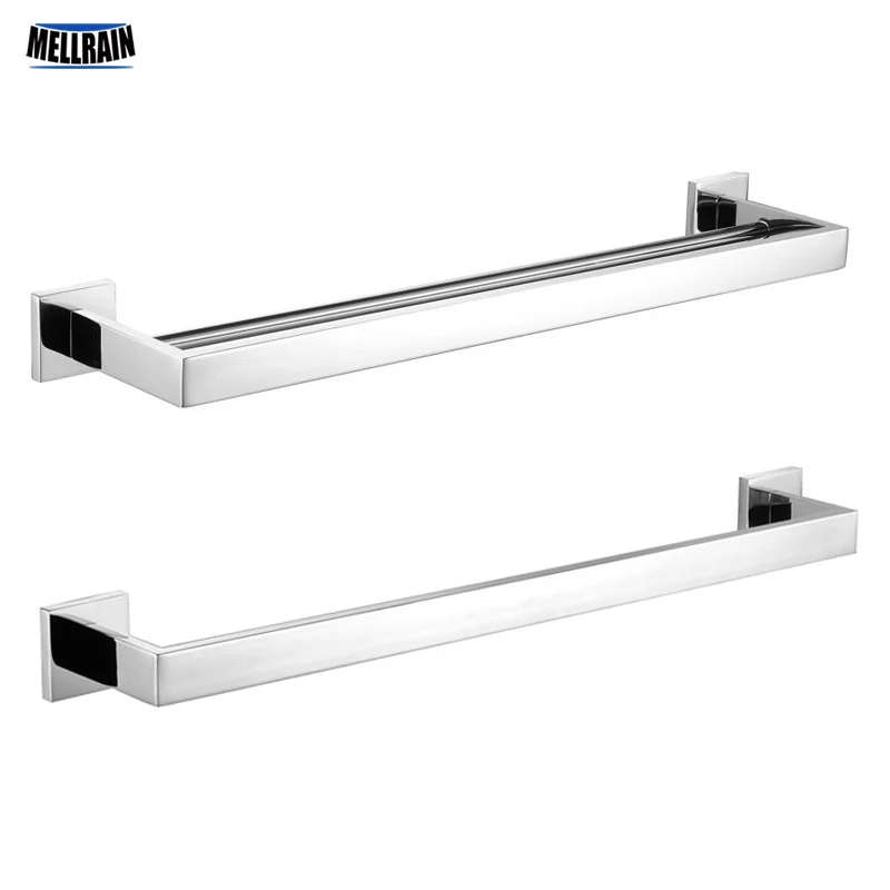 Bathroom Brief Square Towel Racks Wall Mounted 304