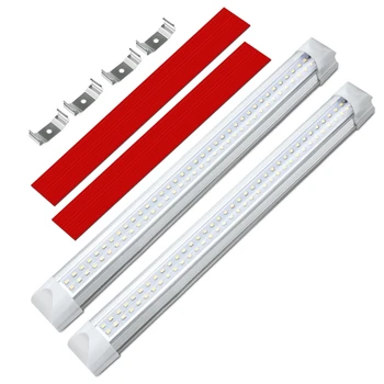 

2x 108 LED Car Interior White Strip Light Bar Car Interior Lamp for t.u.k.Camper W91F