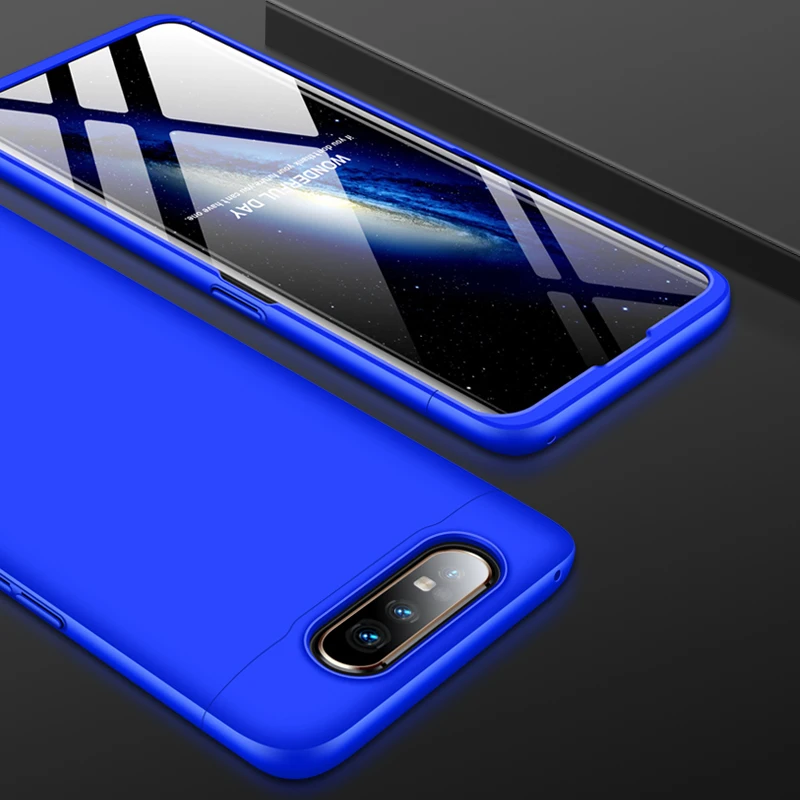360 градусов для samsung Galaxy A90 A80 A70 A60 A50 A40 A30 A20 A10 M40 M30S M20 M10 чехол 3 в 1 жесткий защитный чехол матовый чехол