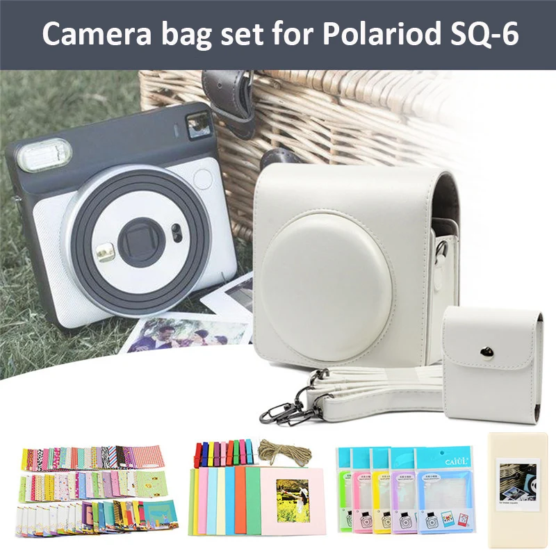 mbition Square Camera Bag Set Accessories With Photo Album Camera Case Bag Photo Frame For Fujifilm Instax Square SQ6