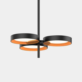 

Postmodern Black White Iron Acryl LED Suspension Luminaire Lampen Chandelier Lighting LED Lamp LED Light For Foyer