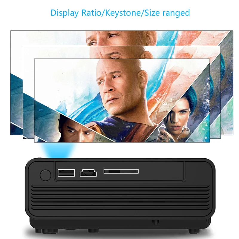 S280 мини проектор с поддержкой 1080P HD ультра портативный 30 тысяч часов жизни