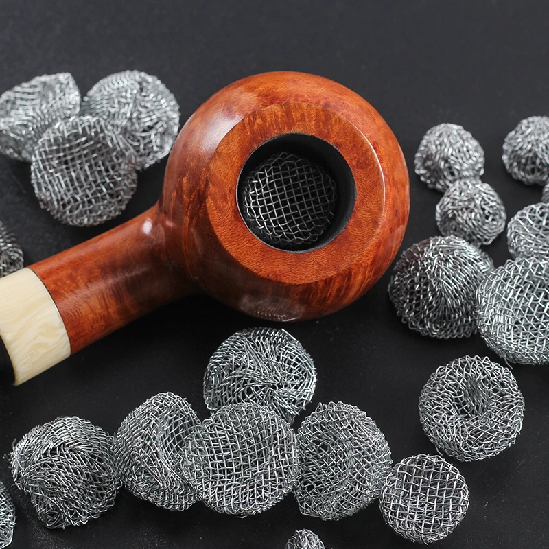 Metal Pipe Smoking Tobacco Screen Screens Silver Smoking Pipe