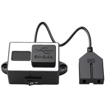 Вольтметр двойной USB водонепроницаемый штекер Универсальное зарядное устройство многофункциональный мобильный телефон цифровой дисплей ABS электрические транспортные средства портативный