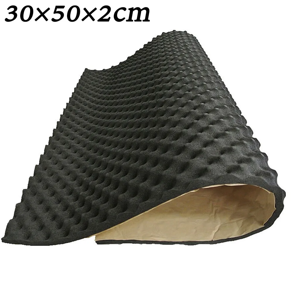 50x80cm2cmCarSoundDeadenerMatNoiseInsulationAcousticDampening
