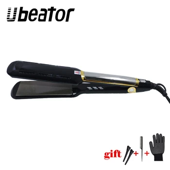 

Hair Straightener Infrared Heating Flat Iron Ceramic Straightening Iron Styling Tools Dry
