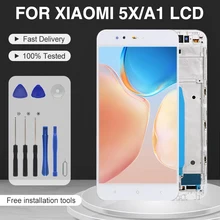 Catteny – ensemble écran tactile LCD de remplacement avec châssis, 5.5 pouces, pour Xiaomi Mi A1 5X=