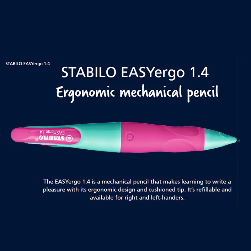 Механический карандаш STABILO Easy EASYergo для правой руки, 1,4 мм-ультрамарин (art.: 3a3932fb80e) - 3a3932fb80e