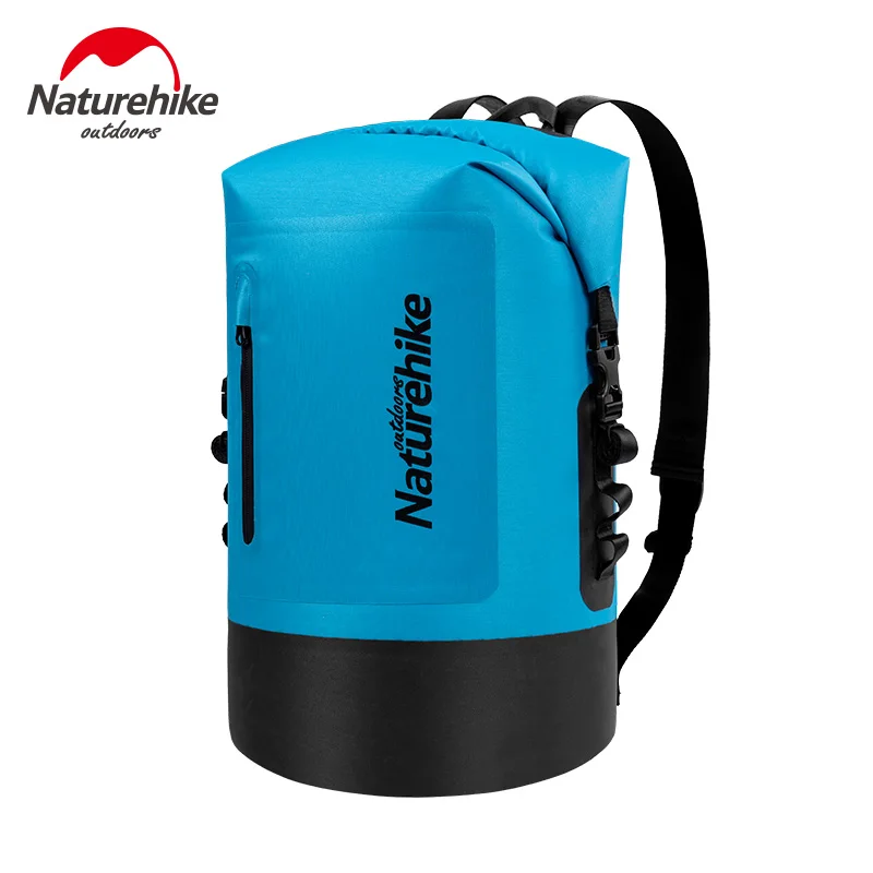 

Naturehike Beach Waterproof Dry Bag Backpack 20L 30L 40L Roll Top Swimming Dry Sack Backpack Hiking Floating Kayak Dry Bag
