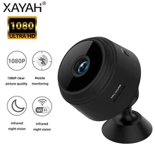 Mini caméra de sécurité domestique sans fil, HD 1080P, A9, Wifi, Vision nocturne, moniteur à distance, détection, caméscope
