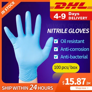 

Disposable Gloves Work Glove Safety Protective Gloves Mechanic Glove Guantes Latex 100 Nitrile Gloves